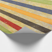 Funny Retro Grunge Rays + Ihre Idee Geschenkpapier (Ecke)