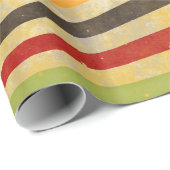 Funny Retro Grunge Rays + Ihre Idee Geschenkpapier (Rolleneckpunkt)
