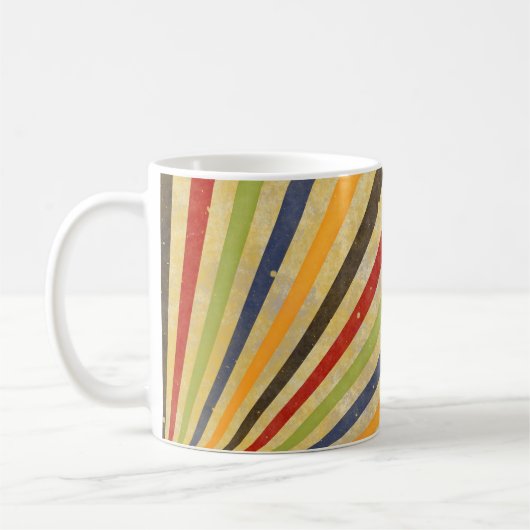 Funny Retro Grunge Rays + Ihre Idee Kaffeetasse (Links)