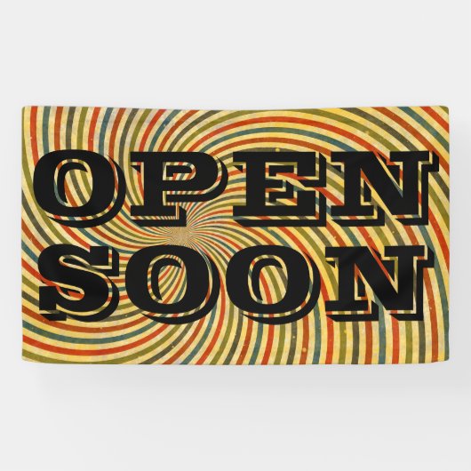 Funny Retro Grunge Swirl + Ihre Ideen Banner (Horizontal)