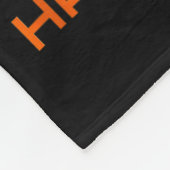 Funny Retro Halloween Trick Or Treat  Fleecedecke (Ecke)