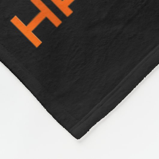 Funny Retro Halloween Trick Or Treat  Fleecedecke (Ecke)