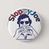 Funny Retro Hamburger Sloppy Joe Feinschmecker Button (Vorderseite)