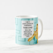 Funny Retro Hausfrau Lipstick Kaffeetasse (VorderseiteRechts)