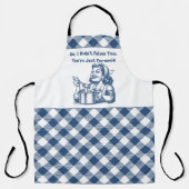 Funny Retro Hausfrau Schürze Kochen Spaß (Vorderseite)