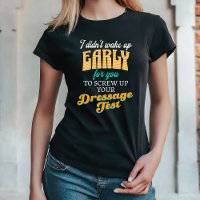 Funny Retro Horse Trainer Dressur Reitausstellung
