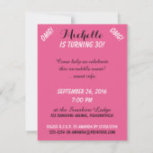 FUNNY RETRO HUMANISCHE Einladungen (Rückseite)