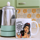 Funny Retro I Don't Rise and Shine Individuelle Na Kaffeetasse