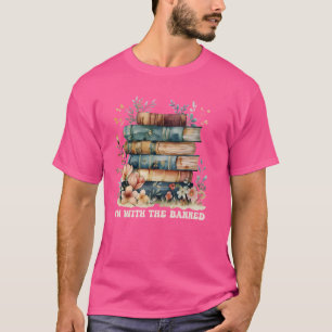 Funny Retro Ich bin mit den verbannten Büchern Flo T-Shirt