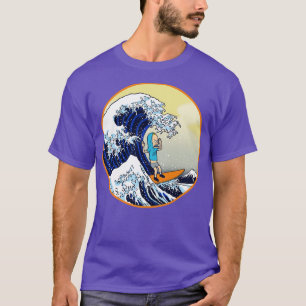 Funny Retro Japanisch große Welle von Kanagawa Fun T-Shirt