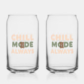 Funny Retro Lazy Day Saying Dosenglas (Vorderseite)