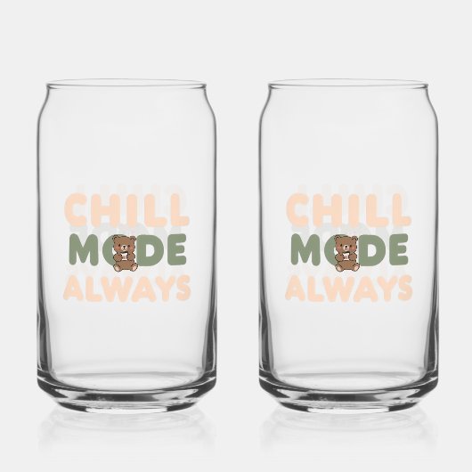 Funny Retro Lazy Day Saying Dosenglas (Vorderseite)