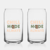 Funny Retro Lazy Day Saying Dosenglas (Rückseite)