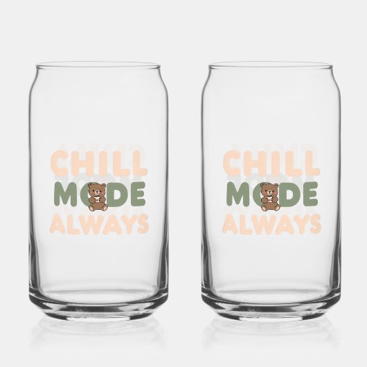 Funny Retro Lazy Day Saying Dosenglas (Rückseite)