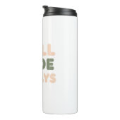 Funny Retro Lazy Day Saying Thermosbecher (Nach rechts gedreht)