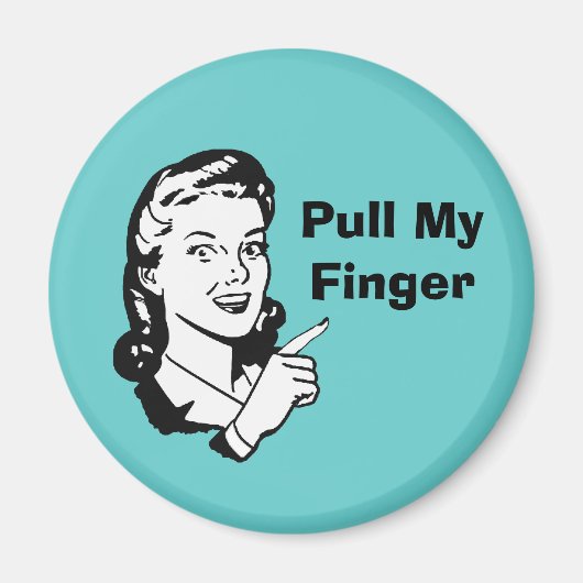 Funny Retro Magnet (Vorne)