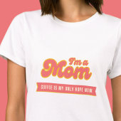 Funny Retro Mama - Kaffee ist meine einzige Hoffnu T-Shirt