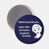 Funny Retro Mama Magnet (Vorderseite/Rückseite)