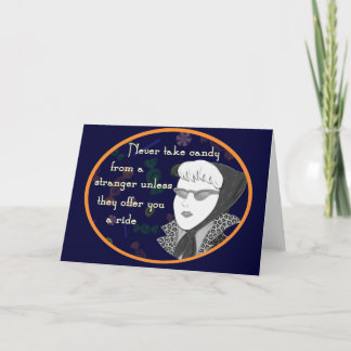 Funny Retro Mama Postcard Karte