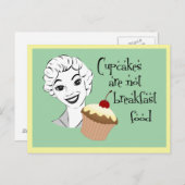 Funny Retro Mama Sprichwort Postkarte (Vorne/Hinten)