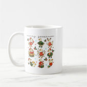 Funny Retro Merry Goosemas Christmas Albern Gans X Kaffeetasse (Links)