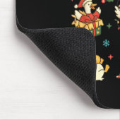 Funny Retro Merry Goosemas Christmas Albern Gans X Mousepad (Ecke)