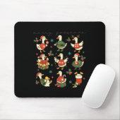 Funny Retro Merry Goosemas Christmas Albern Gans X Mousepad (Mit Mouse)