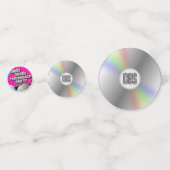 Funny Retro Music CD Y2K 2000s Party Confetti Konfetti (Vorderseiten)