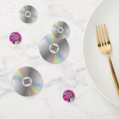 Funny Retro Music CD Y2K 2000s Party Confetti Konfetti (Gruppe)