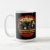 Funny Retro Nicht Daydreaming Autor Kaffeetasse (Links)
