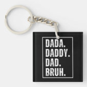 Funny Retro Not leidenden Vater Geburtstag Vater's Schlüsselanhänger (Vorderseite)