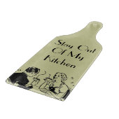 Funny Retro PADDLE Glasdekor Schneidebrett (Ecke)