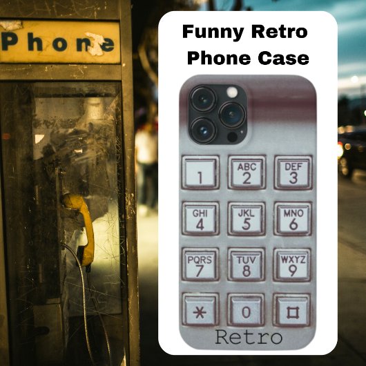 Funny Retro Payphone Case-Mate iPhone Hülle