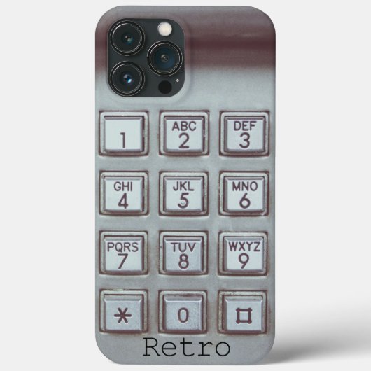 Funny Retro Payphone Case-Mate iPhone Hülle (Rückseite)