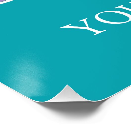 Funny Retro Pilze Groovin Blume Schwarze Katze Poster (Ecke)