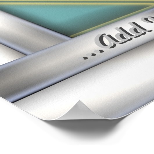 Funny Retro Pinball Maschine Personalisiert Poster (Ecke)