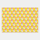 Funny Retro Pink Weihnachtsmann Weihnachten Weihna Geschenkpapier Set (Vorderseite)