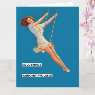 Funny Retro Pinup Karte