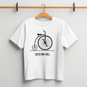 Funny Retro Radfahrer so ist es, wie ich rollen T-Shirt