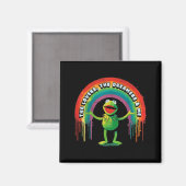Funny Retro Rainbow Frog Connection The Lovers The Magnet (Vorderseite/Rückseite)