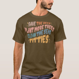 Funny Retro Rettete Die Bienen Rettete Die Bienen T-Shirt