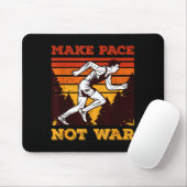 Funny Retro Runner Running Quote Gift - Make Pace Mousepad (Mit Mouse)