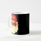 Funny Retro Santa Christmas Trump Xmas Men Women Kaffeetasse (Vorderseite Links)