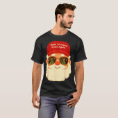 Funny Retro Santa Christmas Trump Xmas Men Women T-Shirt (Vorne ganz)