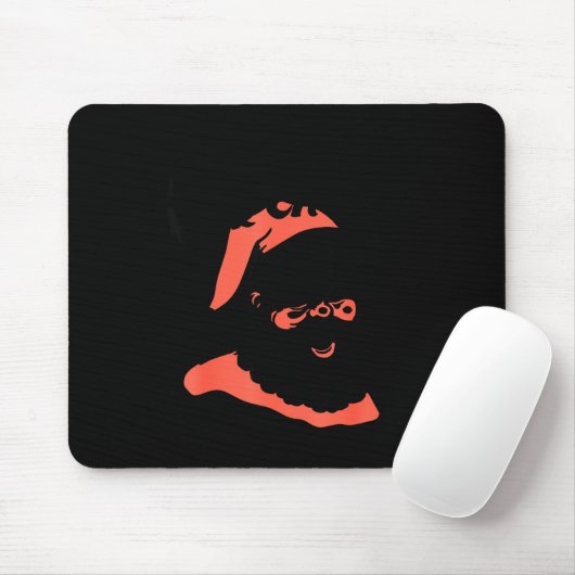 Funny Retro Santa Let's See Some Big Nick Energy C Mousepad (Mit Mouse)