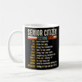 Funny Retro Senior Citizen S Sims Code 4 Elderl Kaffeetasse (Links)