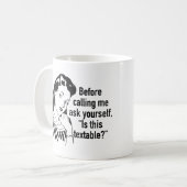 Funny Retro Simste Tasse (Vorderseite Links)