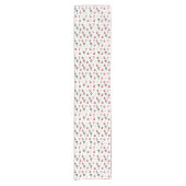 Funny Retro Ski Lift Gondelbahn Winterskifahrer Kurzer Tischläufer (Vorderseite)