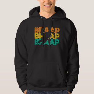 Funny retro snowmobile winter sled ride hoodie