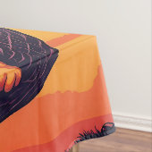 Funny Retro Sommerkatzenurlaub Tischdecke (Beispiel)
